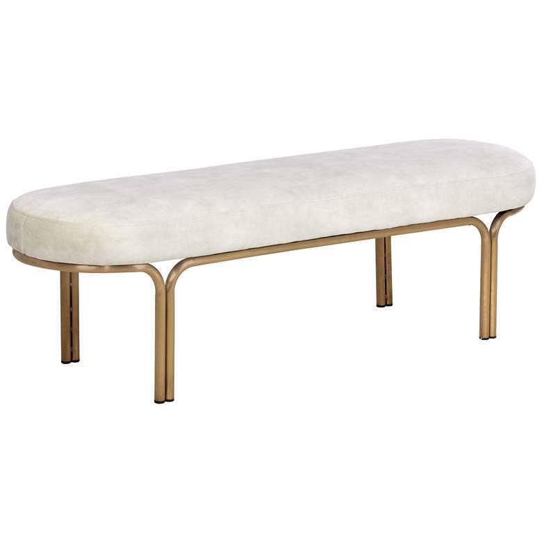Image 1 Sunpan Gwen Bench Nono Cream