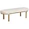 Sunpan Gwen Bench Nono Cream