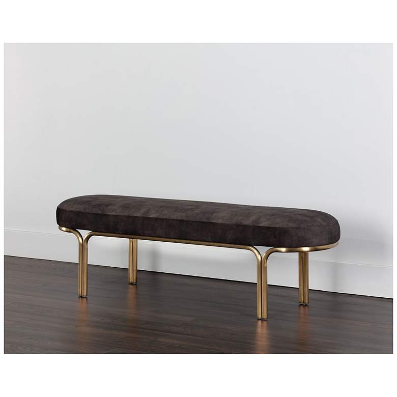 Image 3 Sunpan Gwen Bench Nono Shitake more views