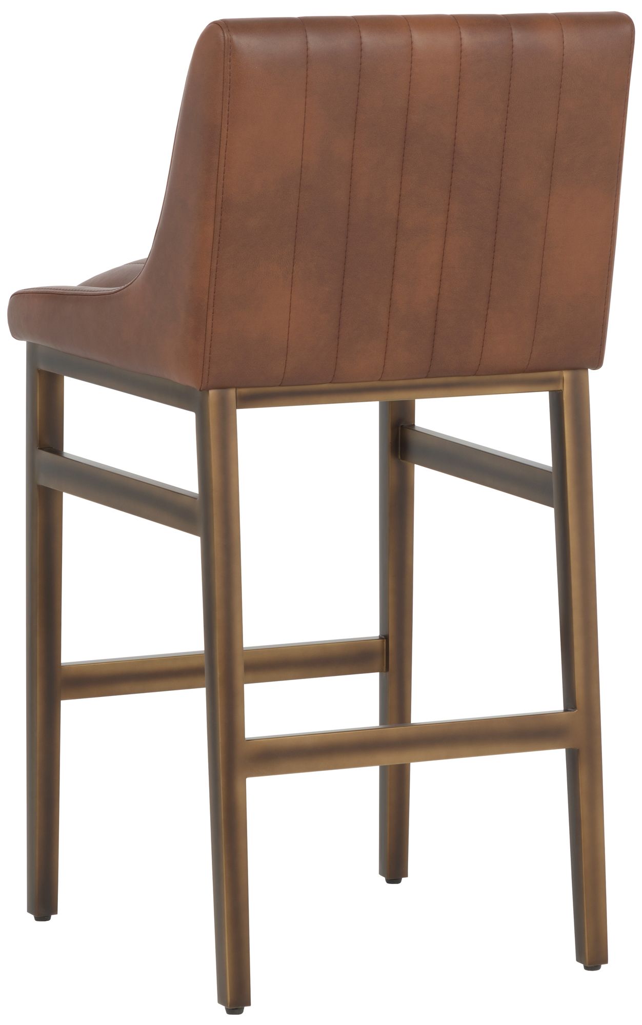 Image 2 Sunpan Halden Barstool Bravo Cognac more views