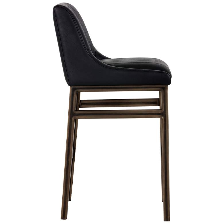 Image 2 Sunpan Halden Barstool Vintage Black more views