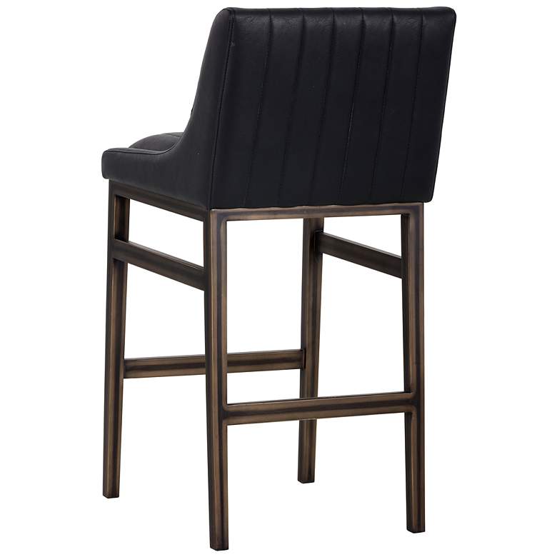 Image 3 Sunpan Halden Barstool Vintage Black more views