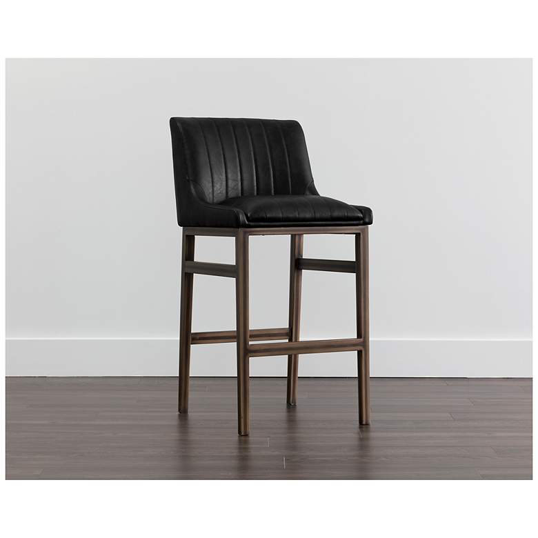 Image 4 Sunpan Halden Barstool Vintage Black more views