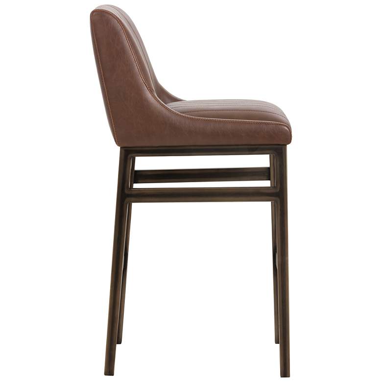 Image 2 Sunpan Halden Barstool Vintage Cognac more views