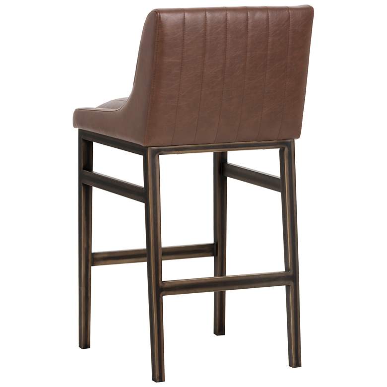 Image 3 Sunpan Halden Barstool Vintage Cognac more views