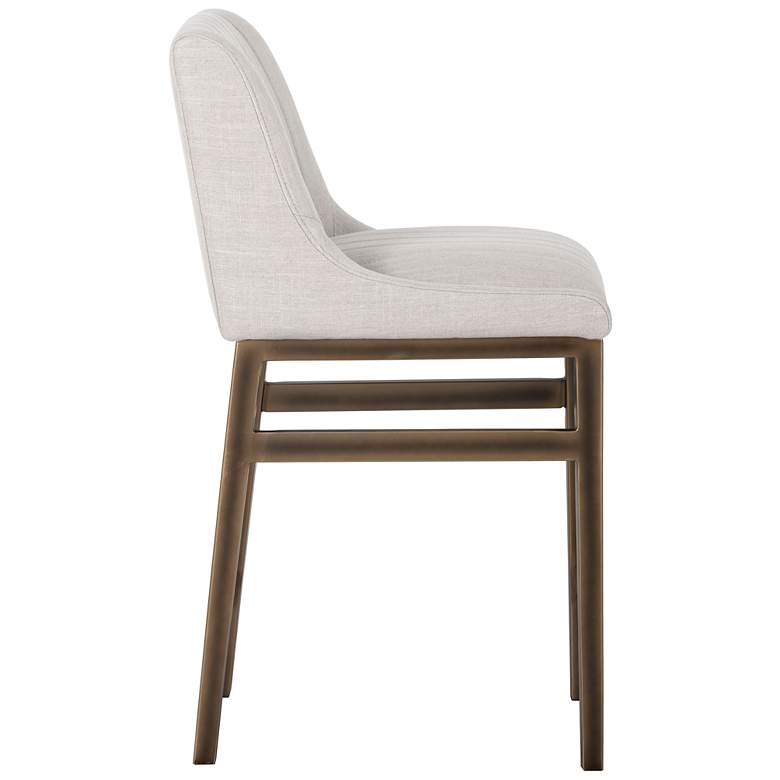 Image 2 Sunpan Halden Counter Stool Beige Linen more views