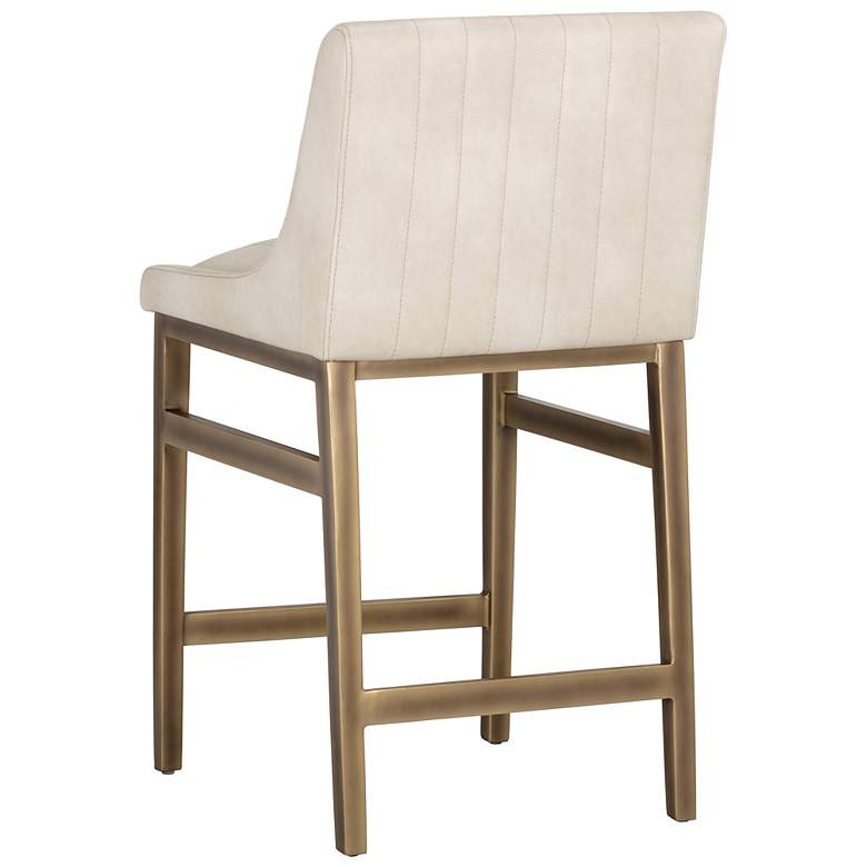 Image 2 Sunpan Halden Counter Stool Bravo Cream more views