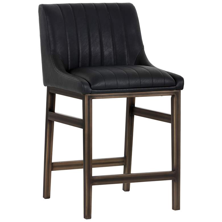 Image 1 Sunpan Halden Counter Stool Vintage Black