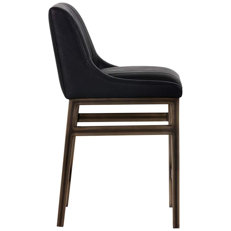 Image 2 Sunpan Halden Counter Stool Vintage Black more views