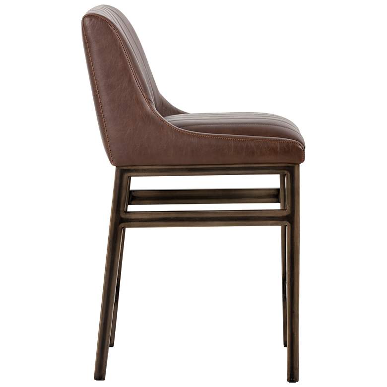Image 2 Sunpan Halden Counter Stool Vintage Cognac more views