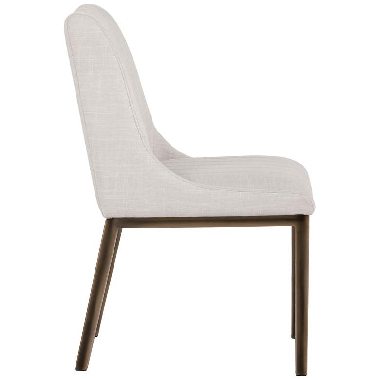 Image 2 Sunpan Halden Dining Chair Beige Linen Set of 2 more views