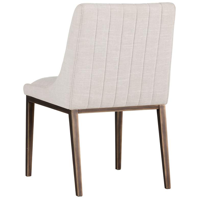 Image 3 Sunpan Halden Dining Chair Beige Linen Set of 2 more views