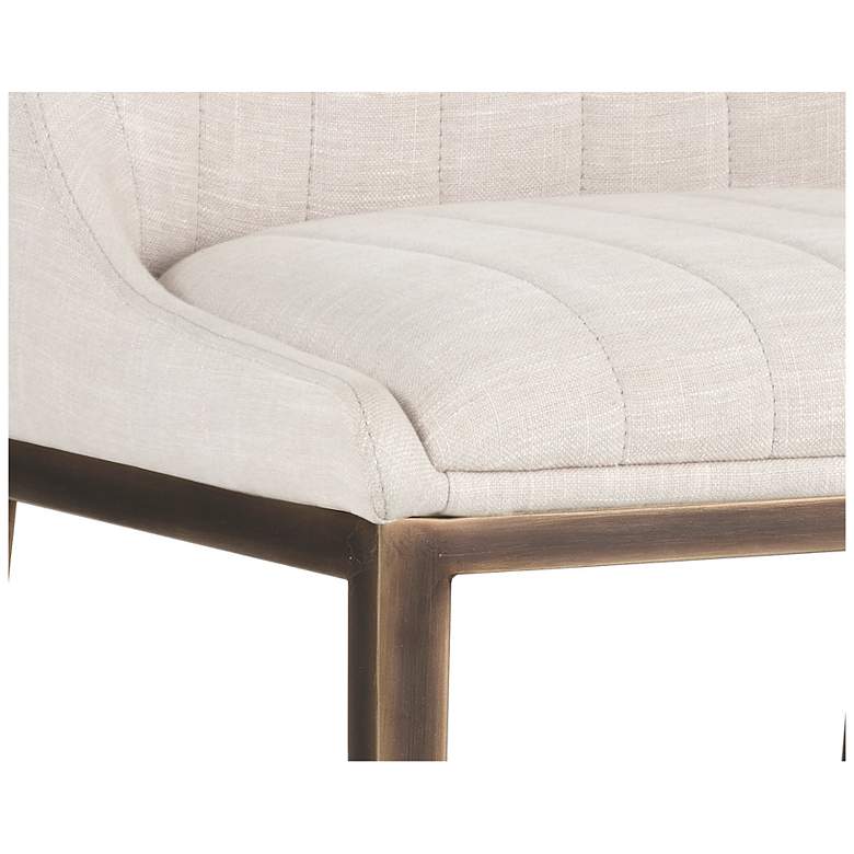 Image 6 Sunpan Halden Dining Chair Beige Linen Set of 2 more views