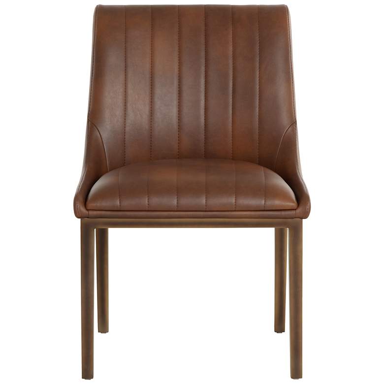 Image 2 Sunpan Halden Dining Chair Bravo Cognac Set of 2 more views