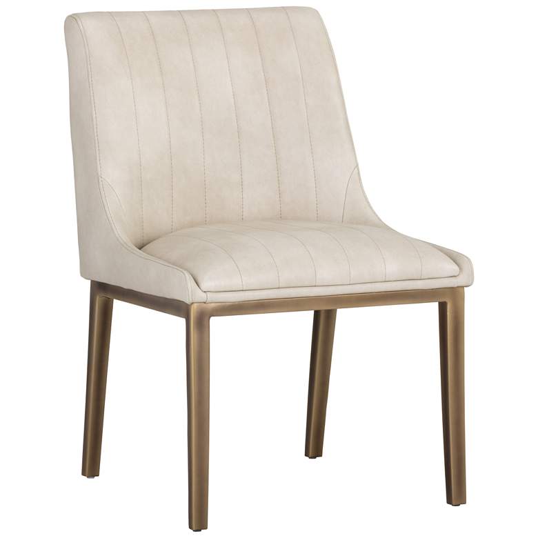 Image 2 Sunpan Halden Dining Chair Bravo Cream Set of 2