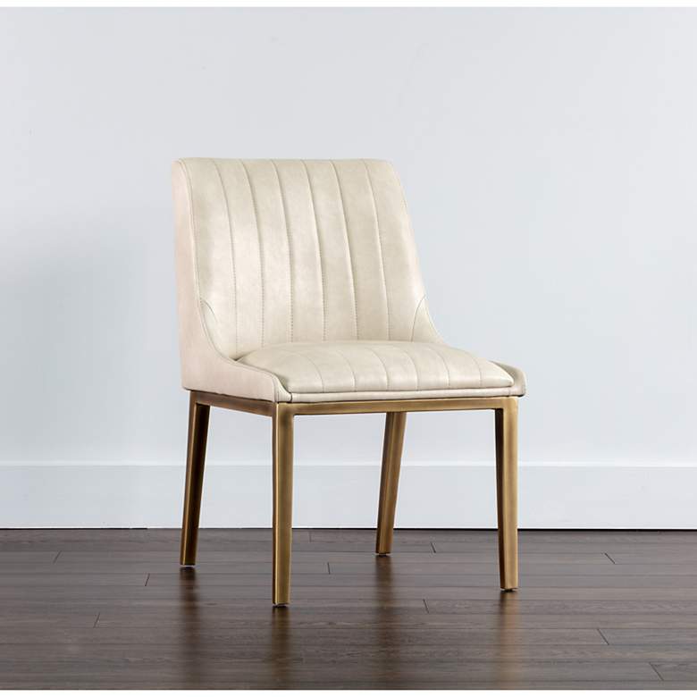 Image 1 Sunpan Halden Dining Chair Bravo Cream Set of 2