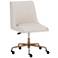 Sunpan Halden Office Chair Beige Linen