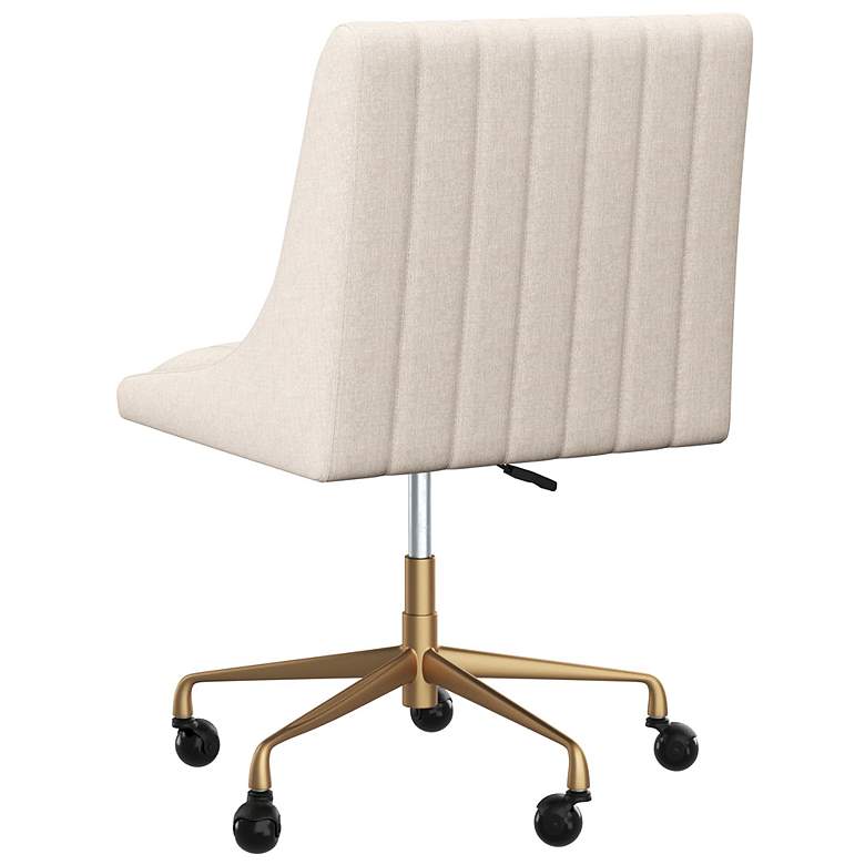 Image 4 Sunpan Halden Office Chair Beige Linen more views