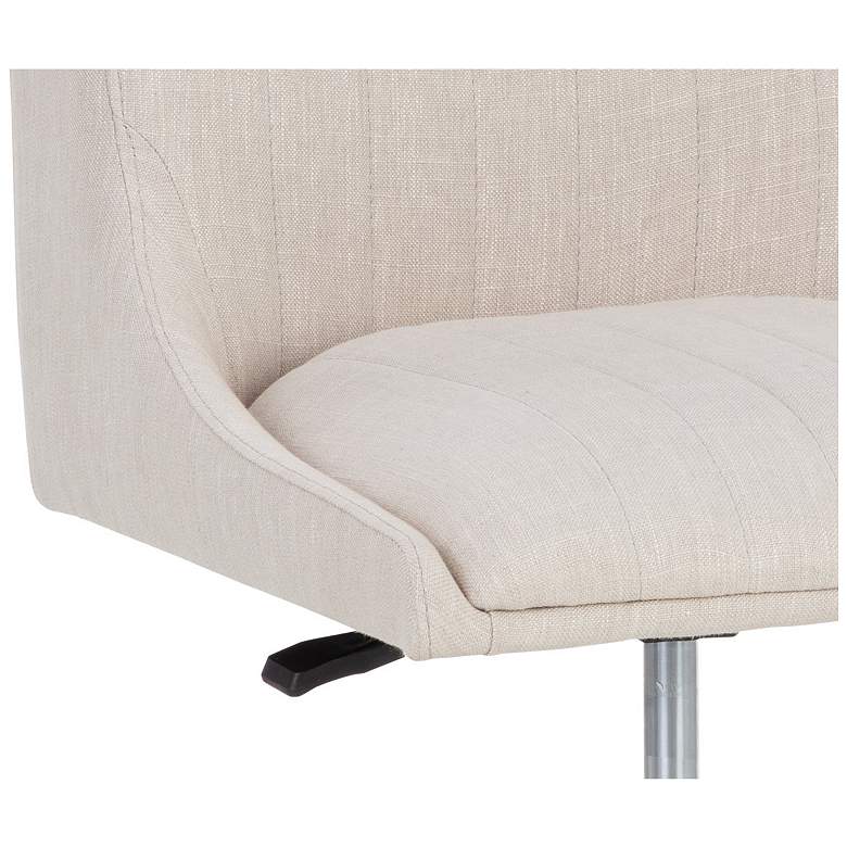 Image 7 Sunpan Halden Office Chair Beige Linen more views
