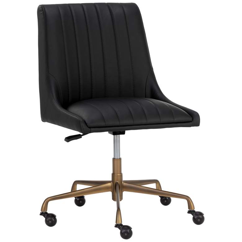 Image 1 Sunpan Halden Office Chair Vintage Black