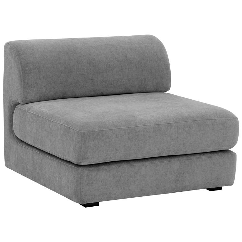 Image 1 Sunpan Harmony Modular Armless Chair Danny Dark Gray