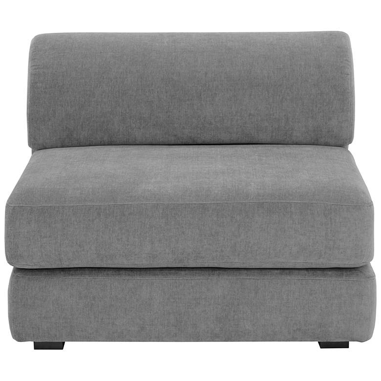 Image 2 Sunpan Harmony Modular Armless Chair Danny Dark Gray more views