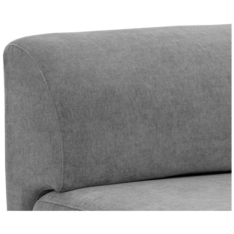 Image 5 Sunpan Harmony Modular Armless Chair Left Shelf Danny Dark Gray more views