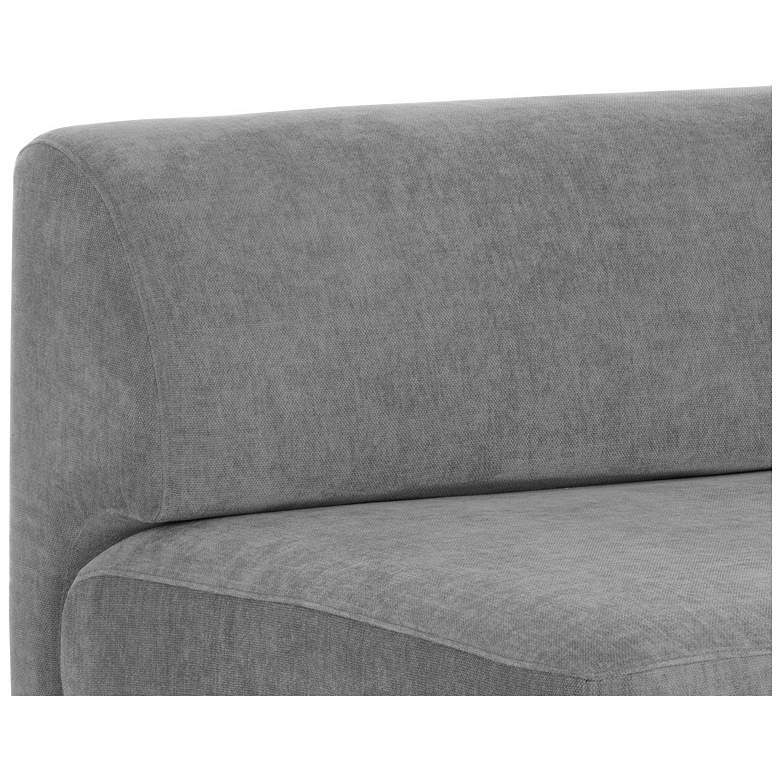 Image 4 Sunpan Harmony Modular Armless Chair Right Shelf Danny Dark Gray more views