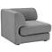 Sunpan Harmony Modular Corner Chair Danny Dark Gray