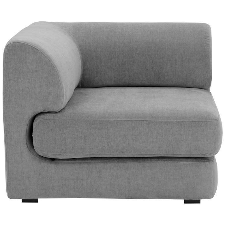 Image 2 Sunpan Harmony Modular Corner Chair Danny Dark Gray more views