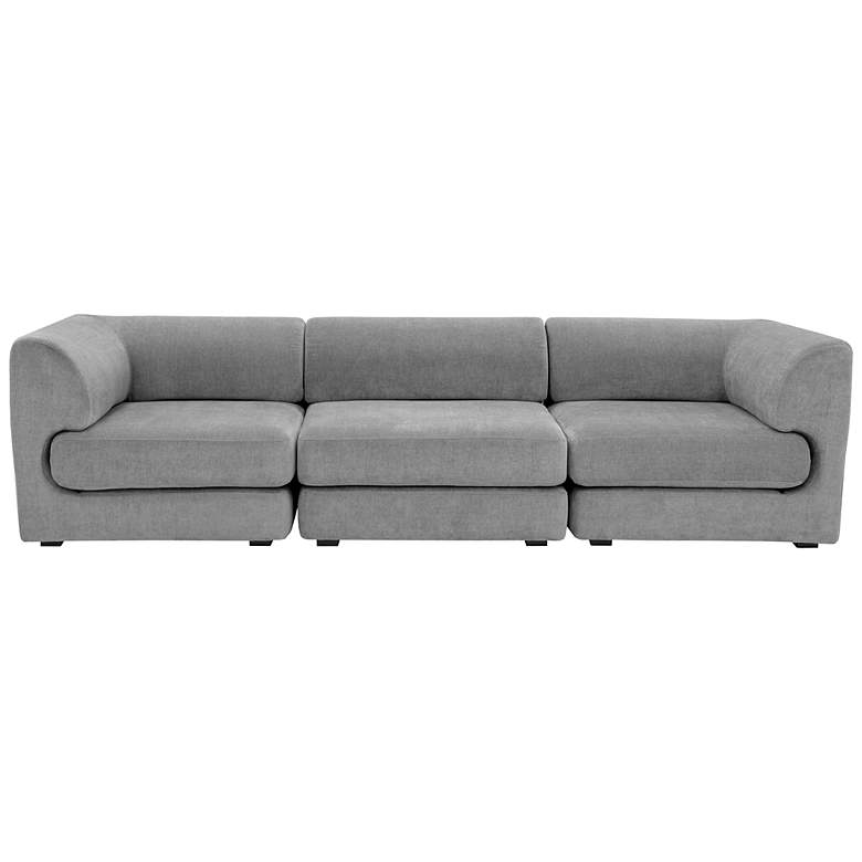 Image 7 Sunpan Harmony Modular Corner Chair Danny Dark Gray more views