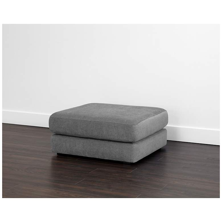 Image 3 Sunpan Harmony Modular Ottoman Danny Dark Gray more views