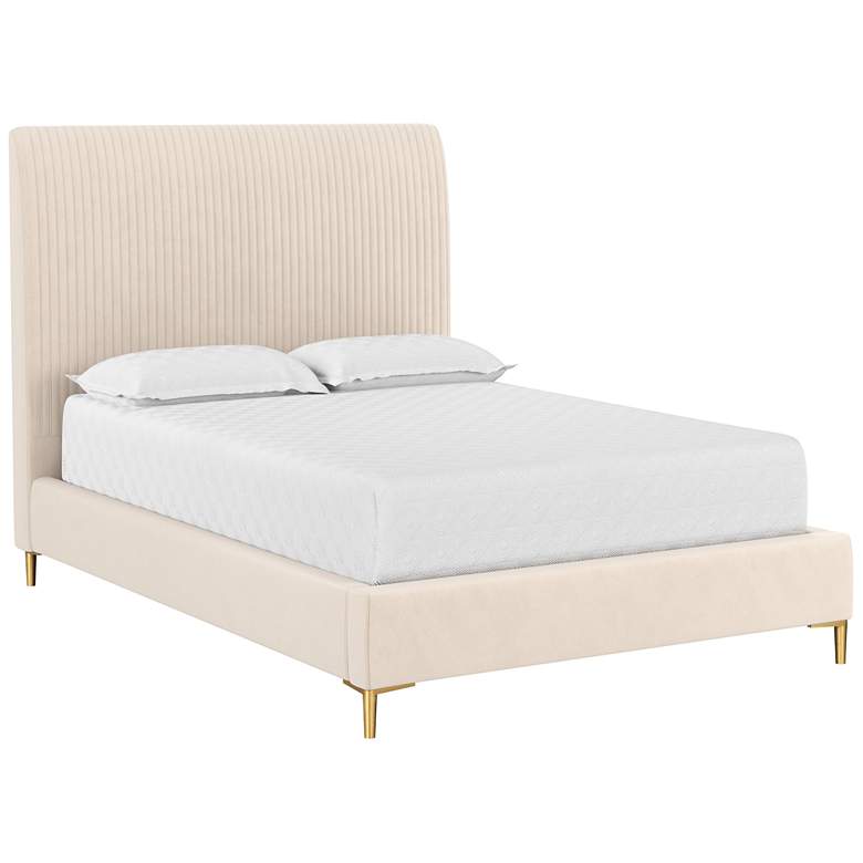 Image 1 Sunpan Harris Bed Full Casablanca Cloud