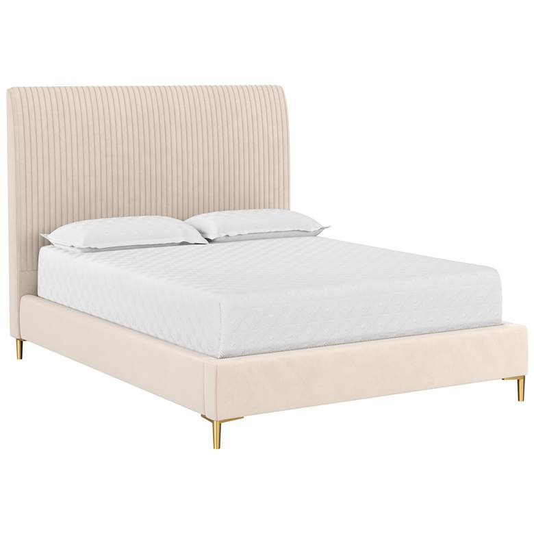 Image 1 Sunpan Harris Bed Queen Casablanca Cloud