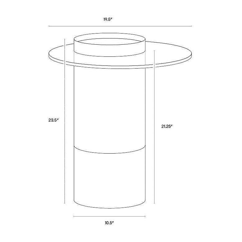 Image 5 Sunpan Haru End Table more views