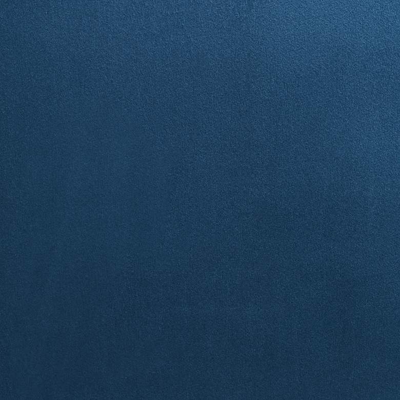 Image 3 Sunpan Hazel 30" Wide Navy Sky Blue Velvet Swivel Armchair more views