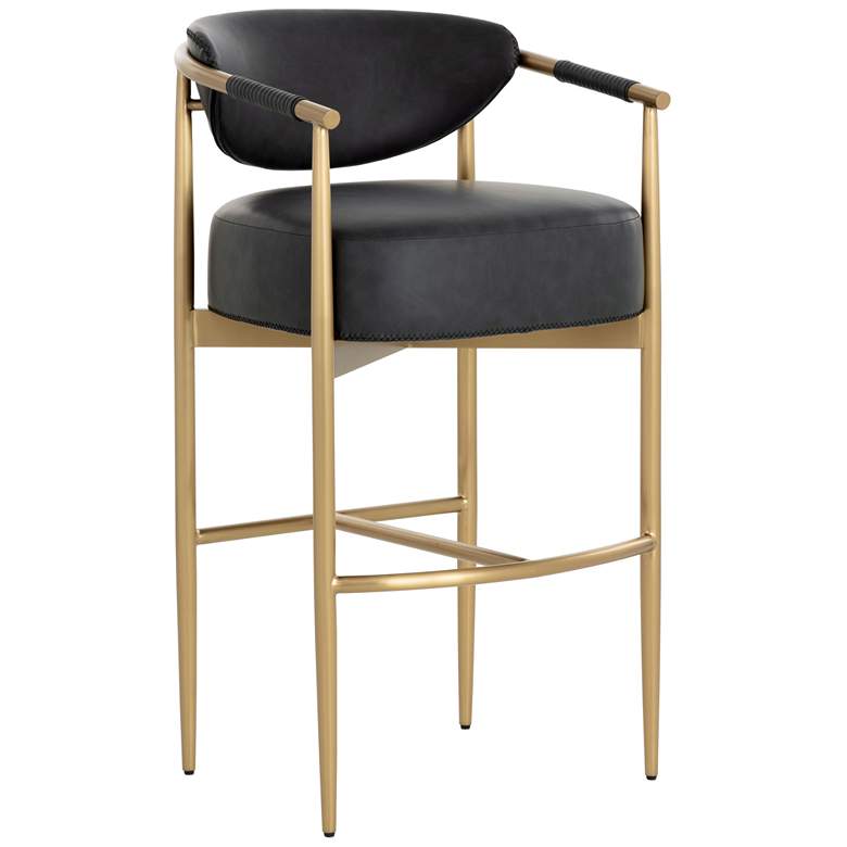 Image 1 Sunpan Heloise Barstool Bravo Black