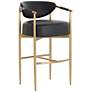 1_Sunpan Heloise Barstool Bravo Black