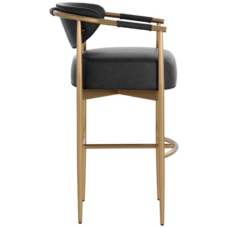 Image 3 Sunpan Heloise Barstool Bravo Black more views