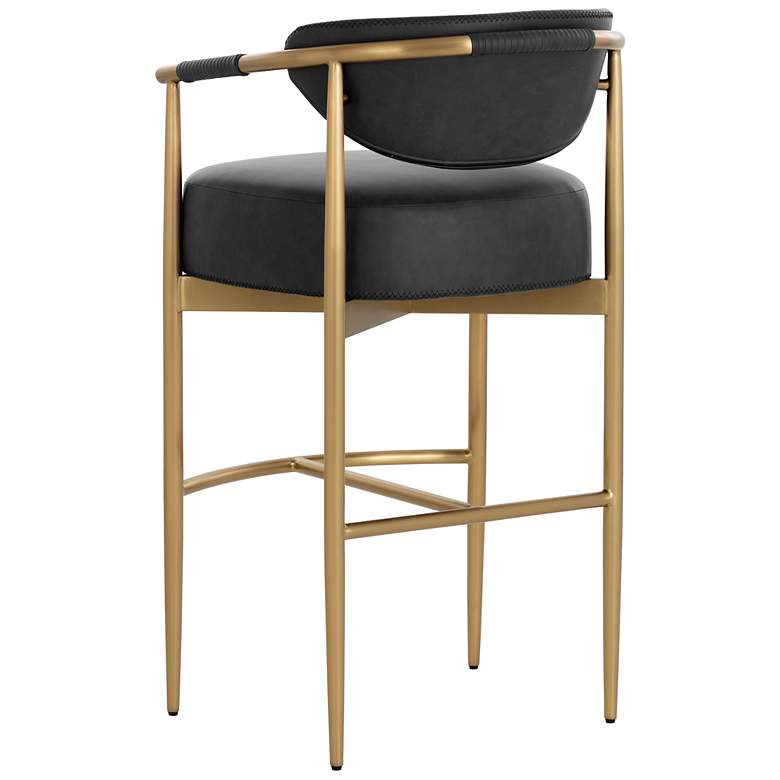 Image 4 Sunpan Heloise Barstool Bravo Black more views