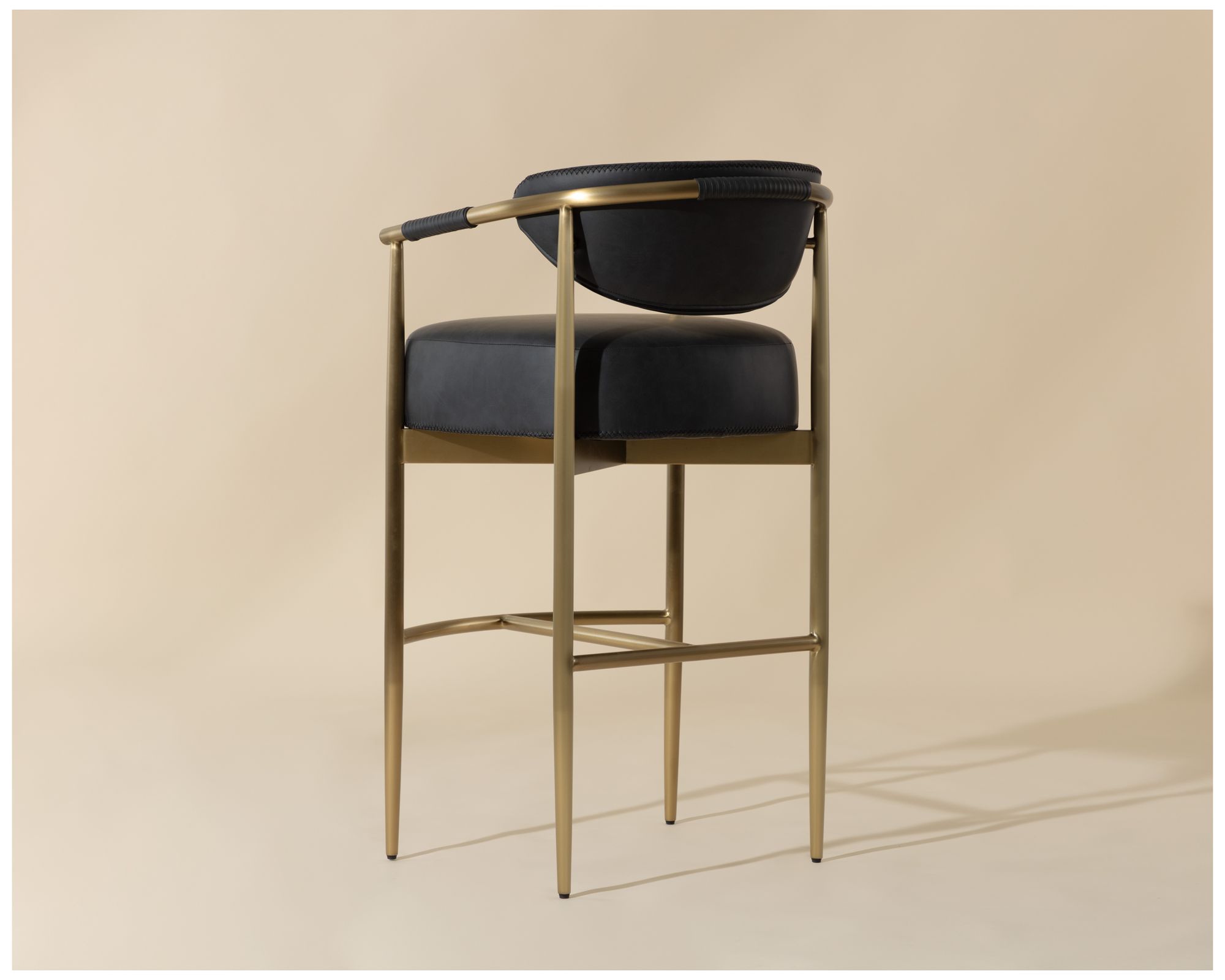 Sunpan Heloise Barstool Bravo Black
