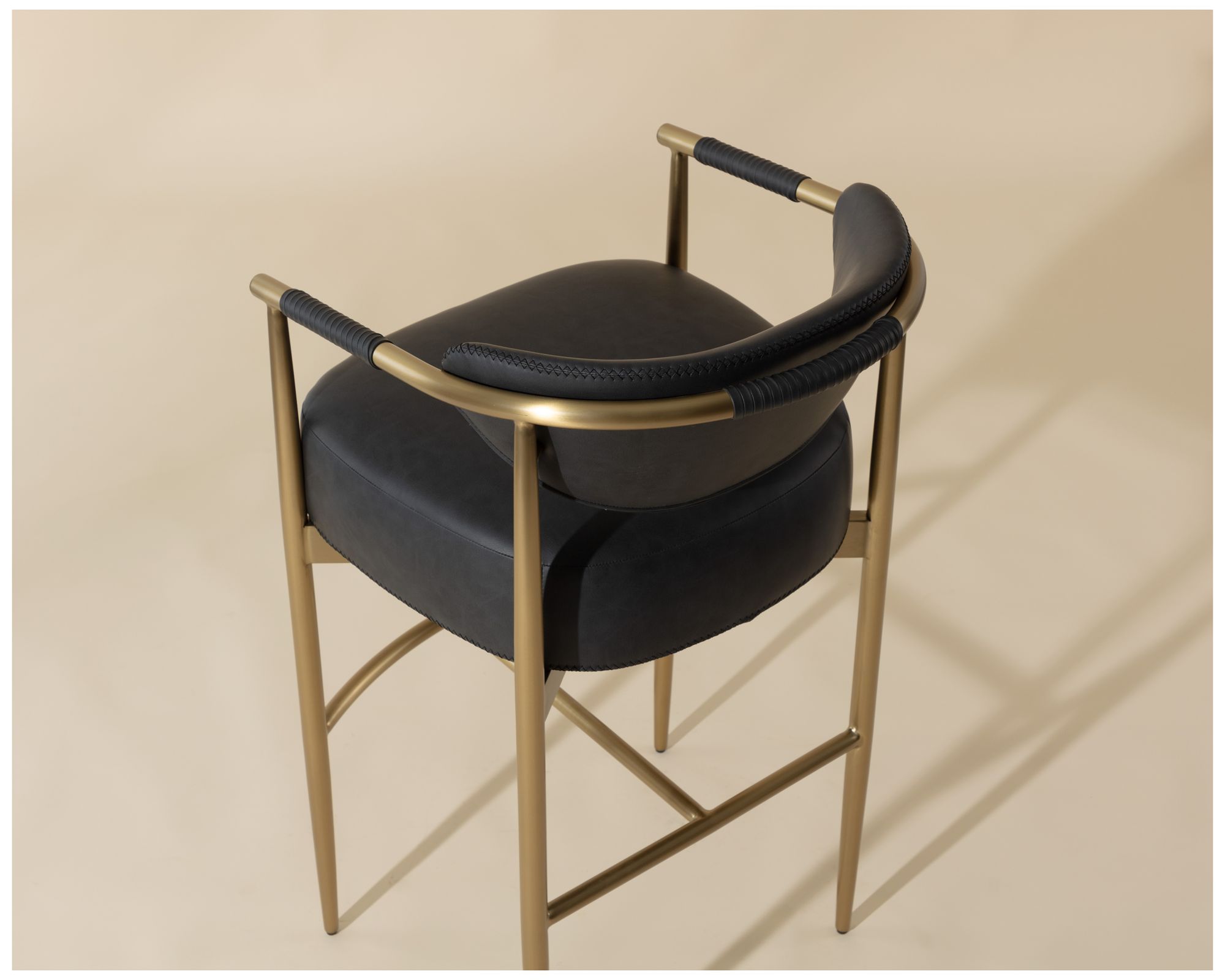 Sunpan Heloise Barstool Bravo Black