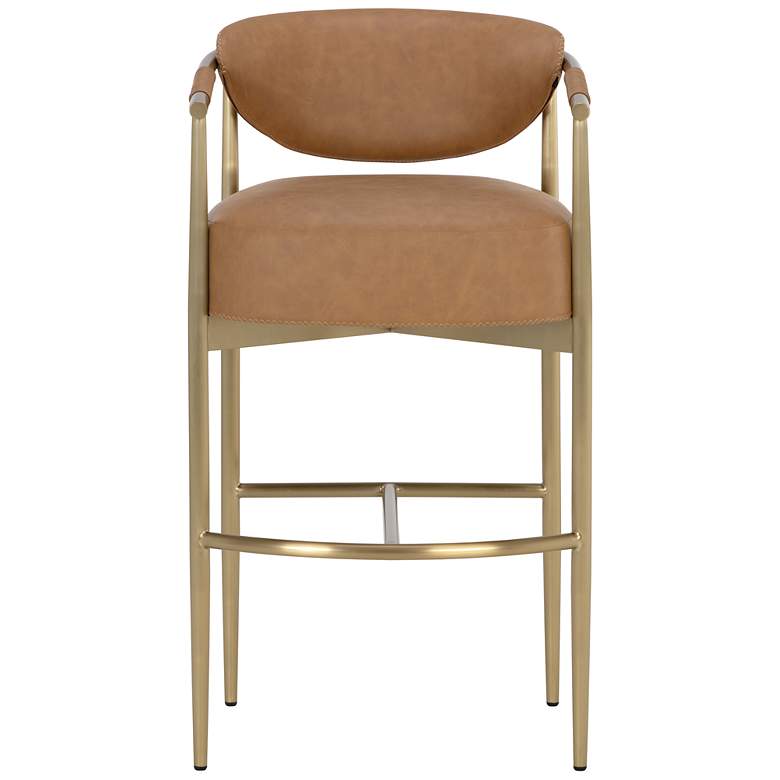 Image 2 Sunpan Heloise Barstool Milliken Cognac more views