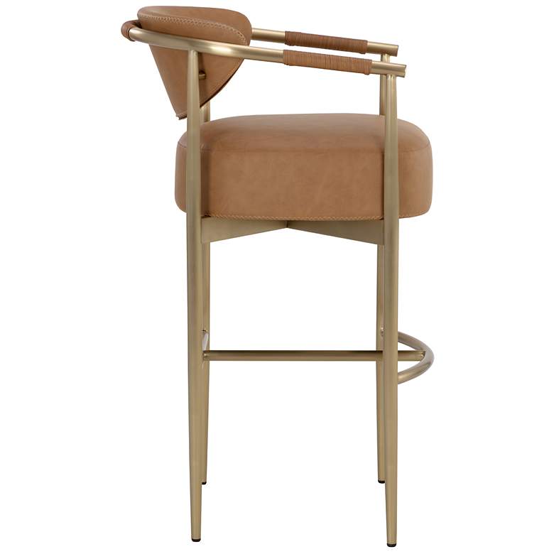 Image 3 Sunpan Heloise Barstool Milliken Cognac more views