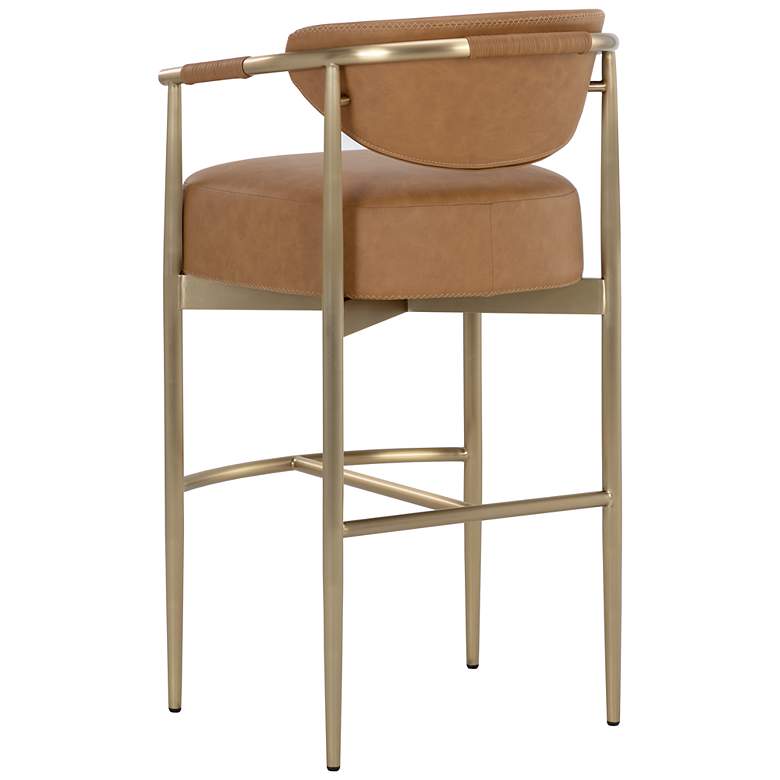 Image 4 Sunpan Heloise Barstool Milliken Cognac more views
