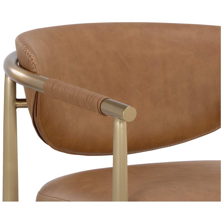 Image 6 Sunpan Heloise Barstool Milliken Cognac more views