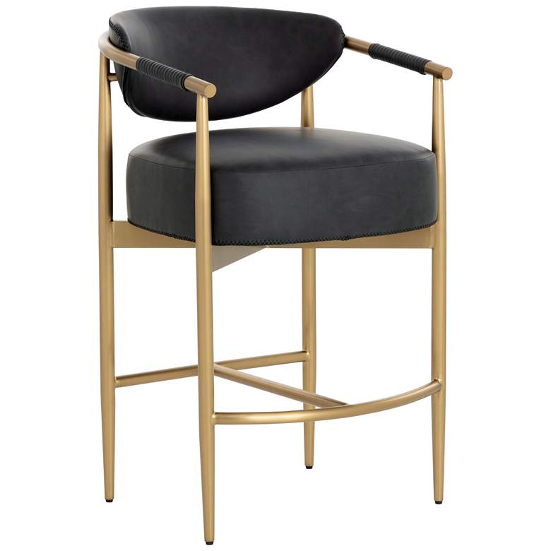 Image 1 Sunpan Heloise Counter Stool Bravo Black