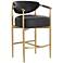 Sunpan Heloise Counter Stool Bravo Black