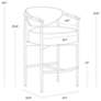 7_Sunpan Heloise Counter Stool Bravo Black more views