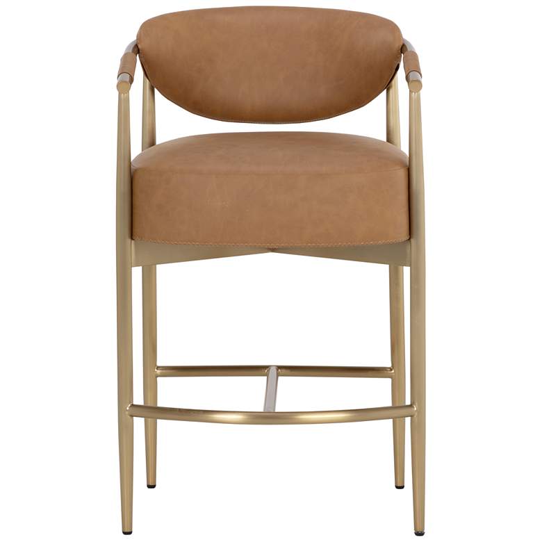 Image 1 Sunpan Heloise Counter Stool Milliken Cognac